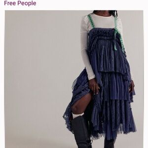 Free People Isabel Midi Dress 🔥 Size XL